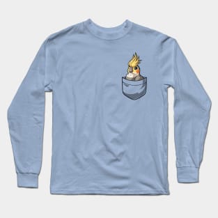 Pocket Cockatiel Parrot T-Shirt Long Sleeve T-Shirt